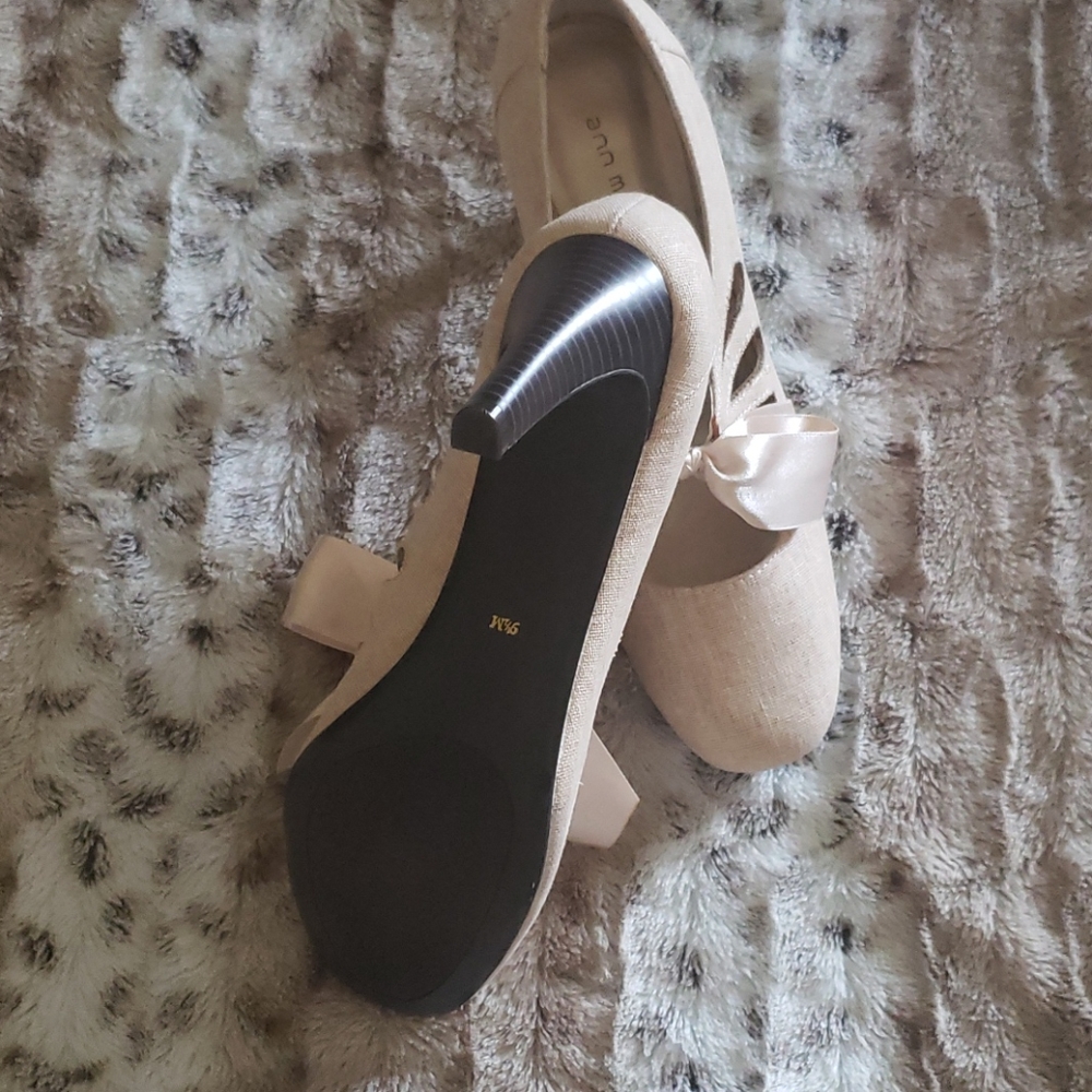 Ann Marino linen heels - Picture 6 of 6